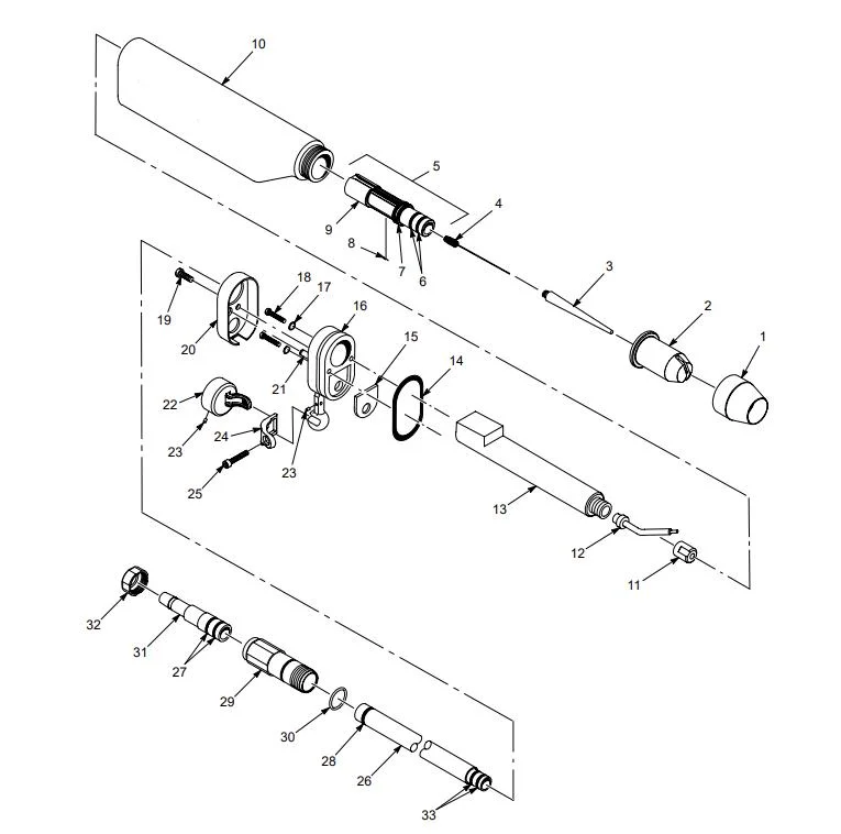 Connector Body for Sure Coat Automatic Spray Guns-1016047