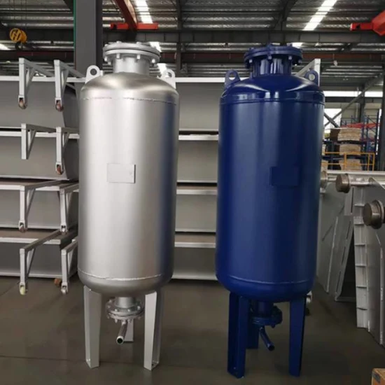 Tanque de goma de expansión Tanque de desgasificación al vacío Tanque de recipiente a presión Tanque de acero inoxidable Tanque de almacenamiento de agua